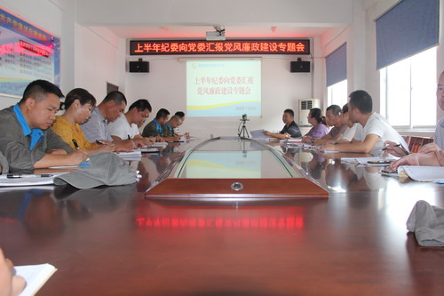 圖為上半年紀委向黨委匯報黨風廉政建設專題會現(xiàn)場_調(diào)整大小.JPG