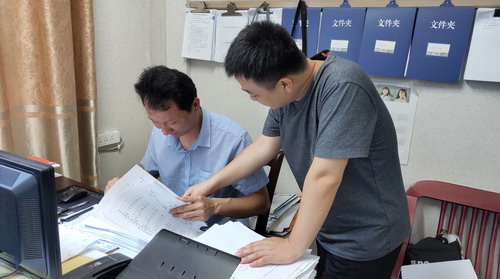 永安分公司郭志強：永安分公司紀委開展零星物資采購專項檢查_調整大小.jpg