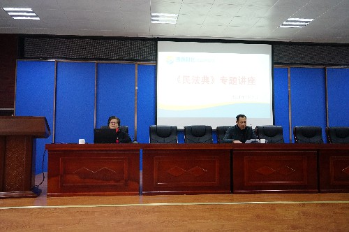 葉莉：龍巖分公司紀(jì)委舉辦《民法典》專題講座，邀請(qǐng)中國(guó)法學(xué)會(huì)會(huì)員、龍巖市法制宣講團(tuán)成員、龍巖市中級(jí)人民法院退休干部、四級(jí)高級(jí)法官羅金釵同志授課~1.jpg