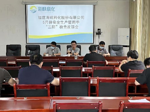 g龍巖分公�?郭芳�?海峽科化公司黨委副書記、總經(jīng)理顏建議到龍巖分公司開�?月份安全生產(chǎn)暨雨季“三防”檢查~1.jpg